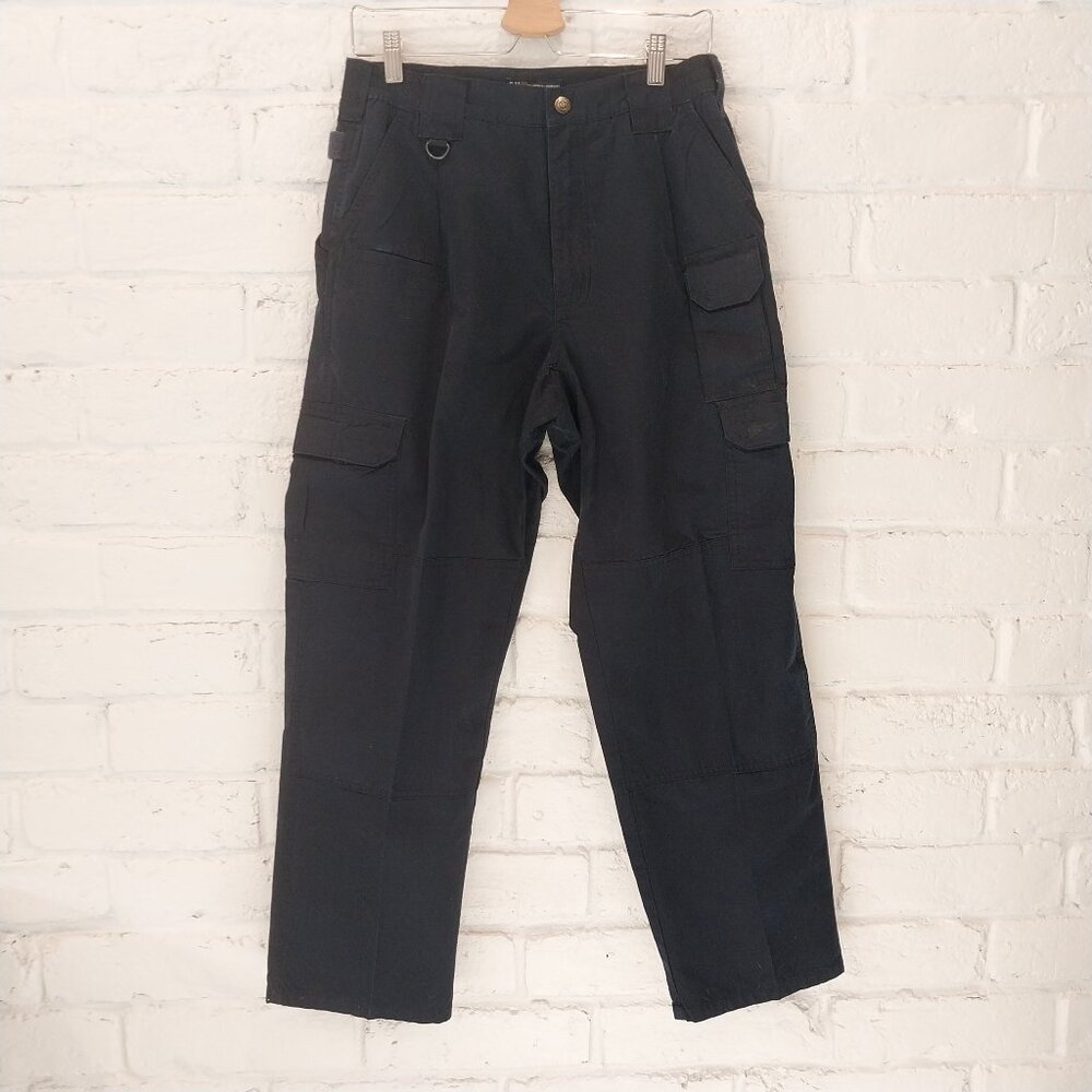 5.11 Tactical Cargo Pants Mens 32x30 Fits 29x28 Blue Ripstop Utility Work